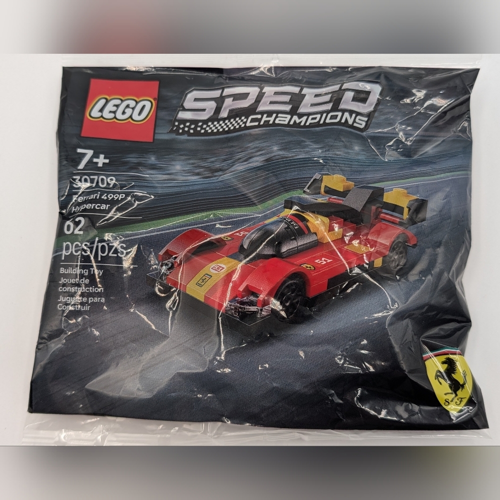 LEGO Speed Champions Ferrari 499P - Red, Black, and Gold ( NEW in Package )